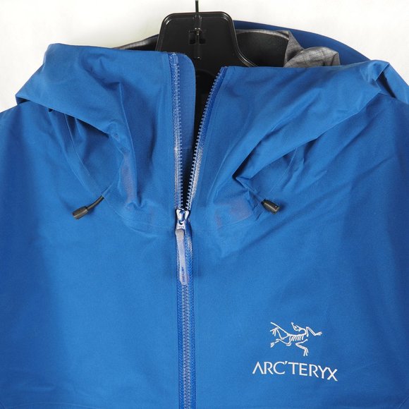 Arc'teryx Men's Beta LT Jacket Lightweight Gore-Tex Pro Shell Triton Navy Blue M - Picture 3 of 10